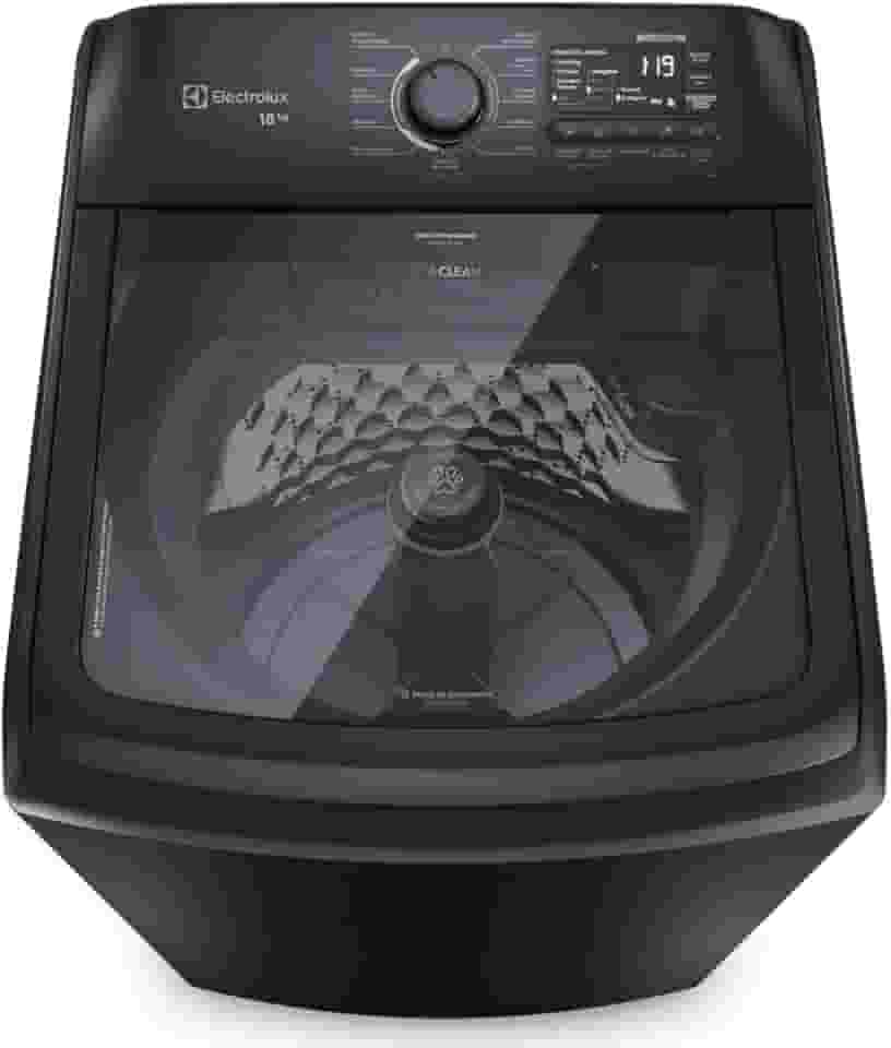 Máquina de Lavar Electrolux 18Kg Preta Expert Tripla Filtragem e Jatos Poderosos (LEB18) - 220V