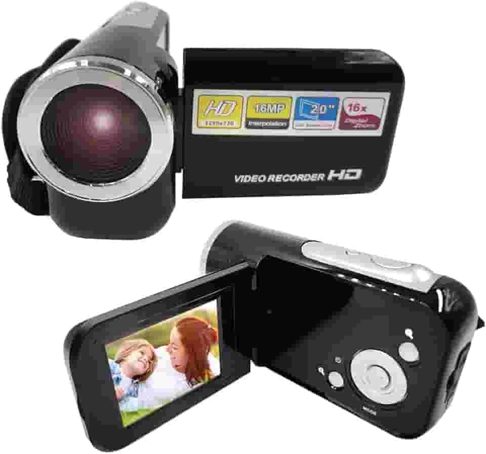 Câmera de Vídeo Digital DV Camcorder 1080P 720P HD Tela TFT 2 polegadas 16x Memória Estendida 32GB Auto-Foco Temporizado