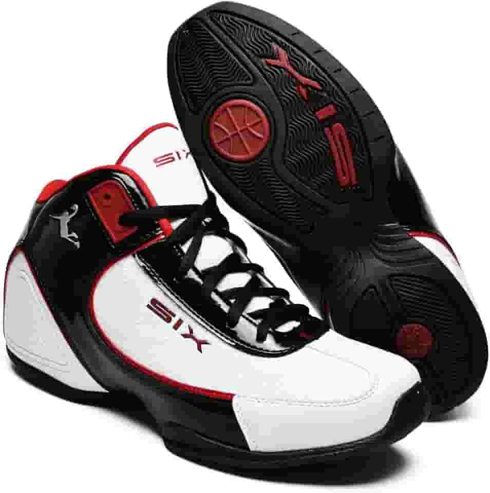 Tênis Basquete Masculino Six Street Charger Bco-Verm 42018 Branco/Vermelho