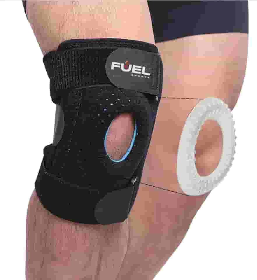 Joelheira Ortopédica Compressão Dor Menisco Ligamento Ajustável (Lado Direito)