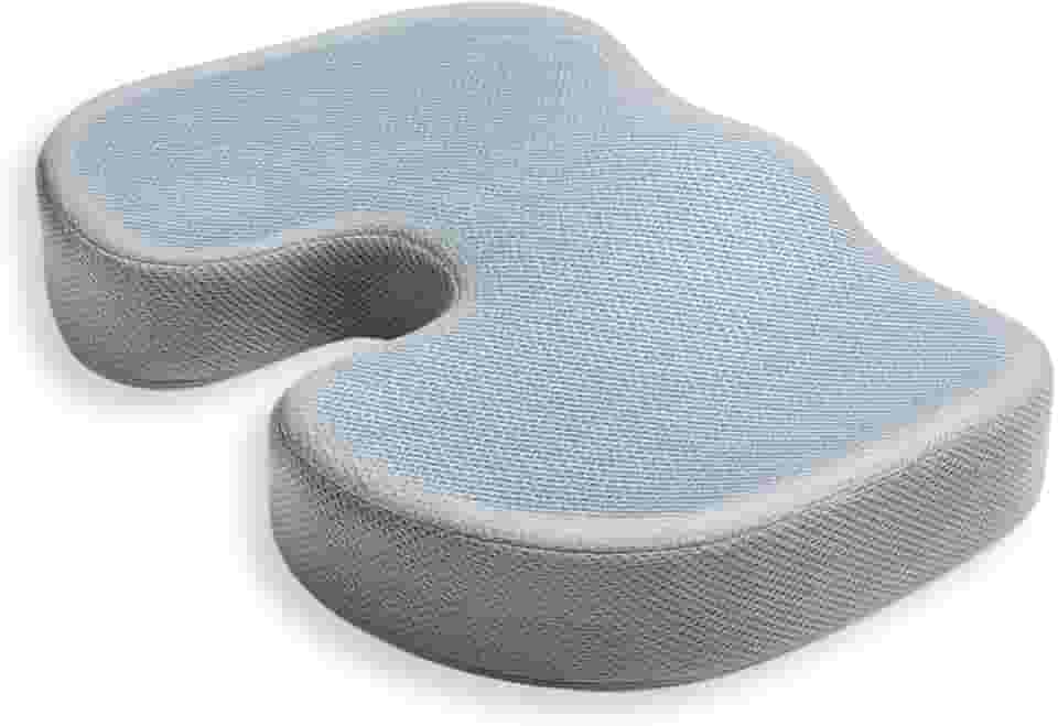 Almofada Cóccix e Lombar Ortopédica Espuma Gel de Alta Densidade Ergonômica Suporte para Cóccix e Coluna para Escritório Casa e Carro