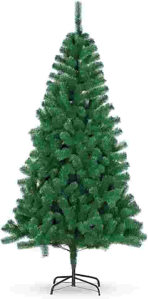 Árvore de Natal Super 1,80m Pinheiro Luxo 850 Galhos, Cheia, Realista e com Base de Ferro Reforçada Decoração Natalina