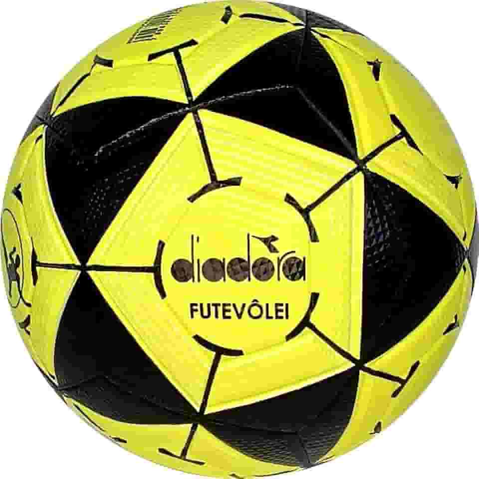 Bola de Futvolei, Diadora Pro, PU, Elite-R, Amarelo Neon, Futebol e Magia