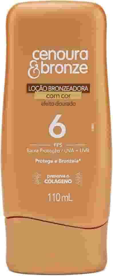 Cenoura e Bronze Loção Bronzeadora Com Cor Fps6