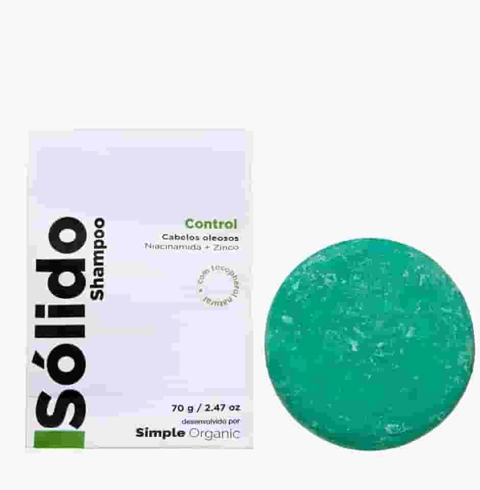 Shampoo Em Barra Control Simple Organic