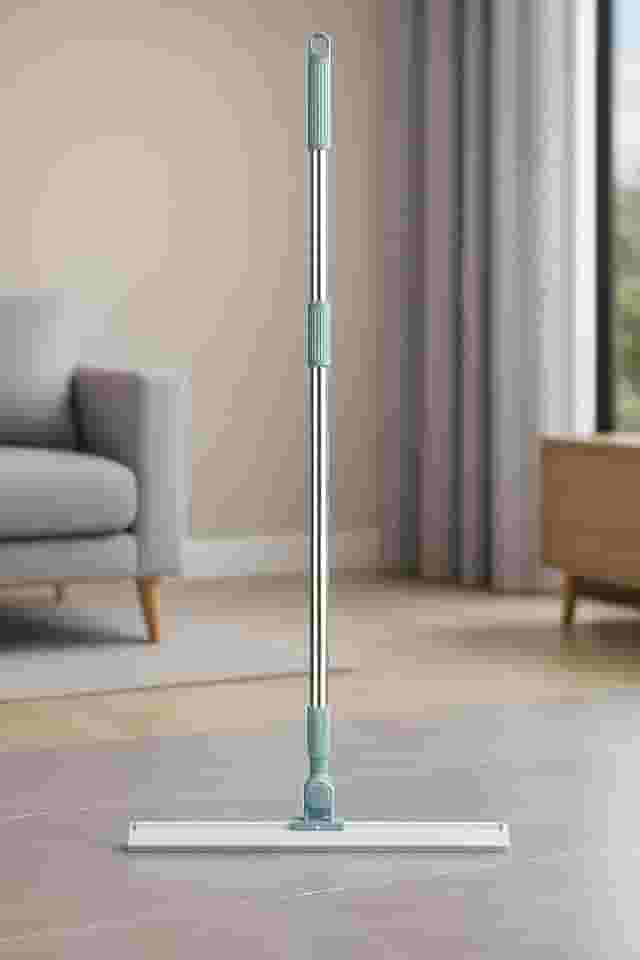 Rodo Articulado 180° Silicone Premium Inox - Desmontável Antirrisco Vidro Piso Banheiro