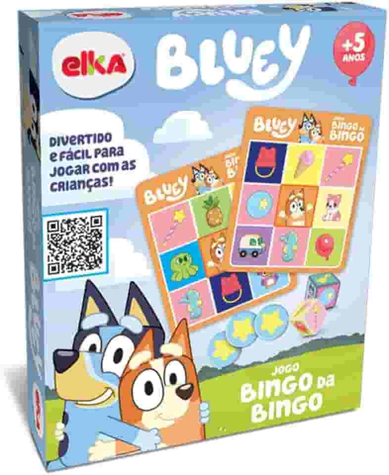 Jogo Bingo da Bingo - Bluey para Criança 5 anos
