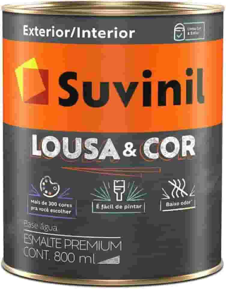 Tinta Suvinil Lousa e Cor Acetinado Preto Absoluto (R756) 800ml