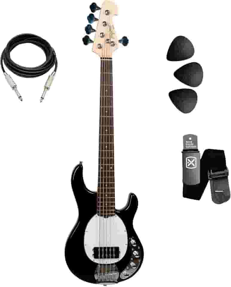 Contrabaixo Tagima Tbm-5 5 Cordas Ativo Preto