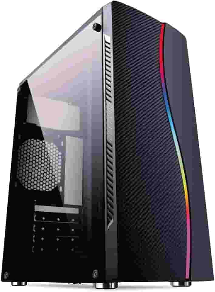 Skill Gaming PC Gamer Roda Tudo AMD A6 3.8GHZ Placa de vídeo Radeon R5 2GB HD 500GB 8GB, Preto, Média, 27345