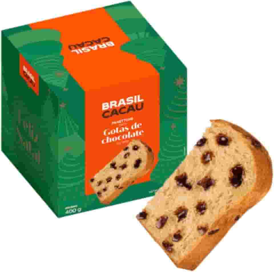Panettone Gotas de Chocolate 400g Brasil Cacau