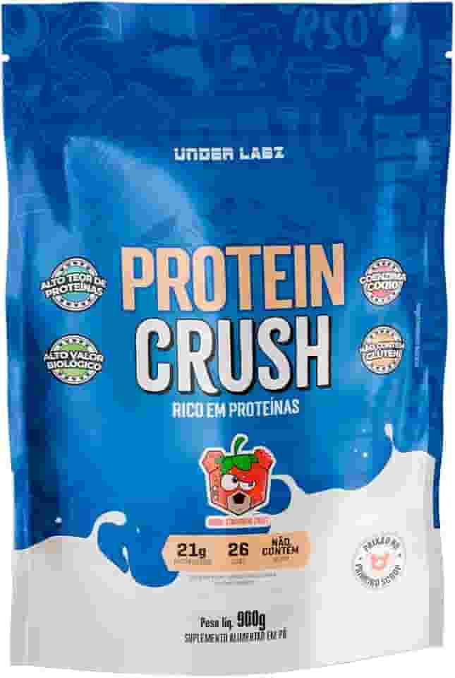 Protein Crush (900g) — Under Labz | 21g Protein per Serving, Incredible Taste (Strawbear Swiss), Low Carb, High Absorption — Hypertrophy Support and Muscle Recovery