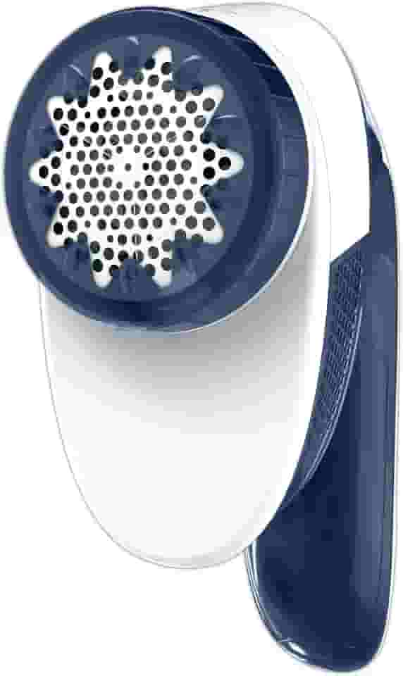 Papa Bolinhas e Fiapos Arno Azul e Branco PBAZ, com manuseio ergonômico, ideal para todos os tecidos, 2 pilhas AA incluídas