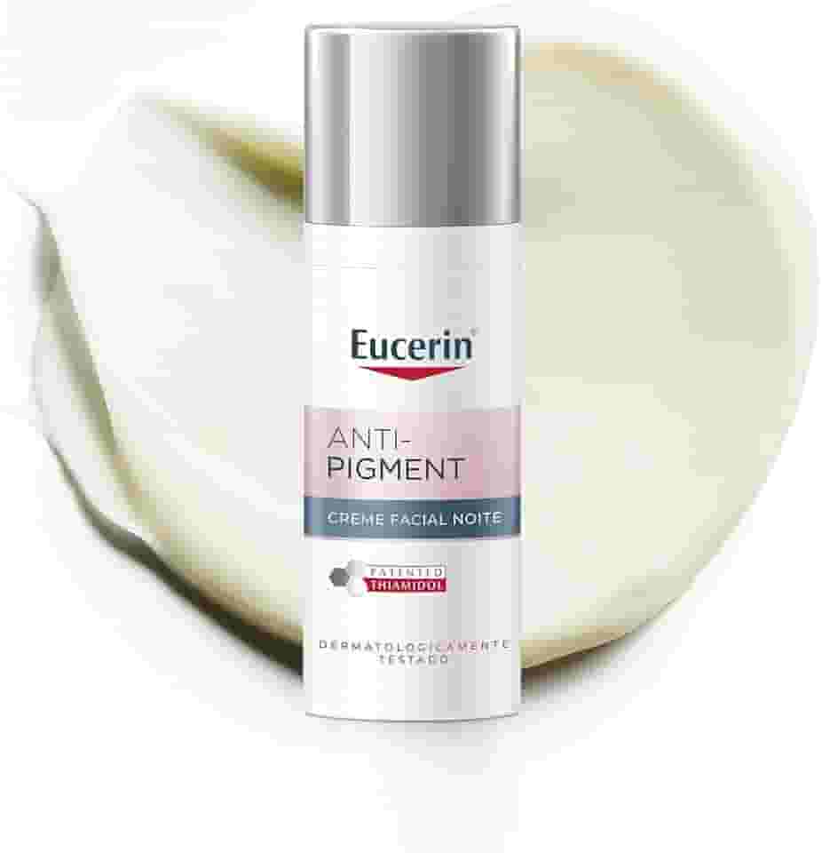 EUCERIN Creme Facial Antimanchas Noite 50ml, Anti-Pigment, Clareador, Thiamidol, Noturno
