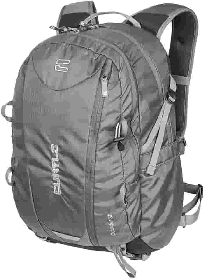 Mochila Outsider 30L - CURTLO - com Rain Cover, cor chumbo