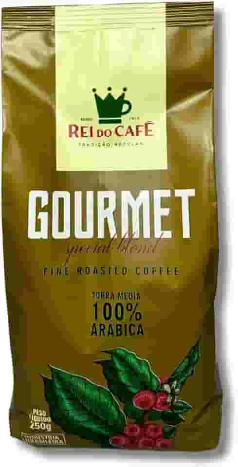 Café Moido Gourmet Torrado 250g REI DO CAFE 100% Arábica Alta Mogiana Cafeteria Tradicional de Santos