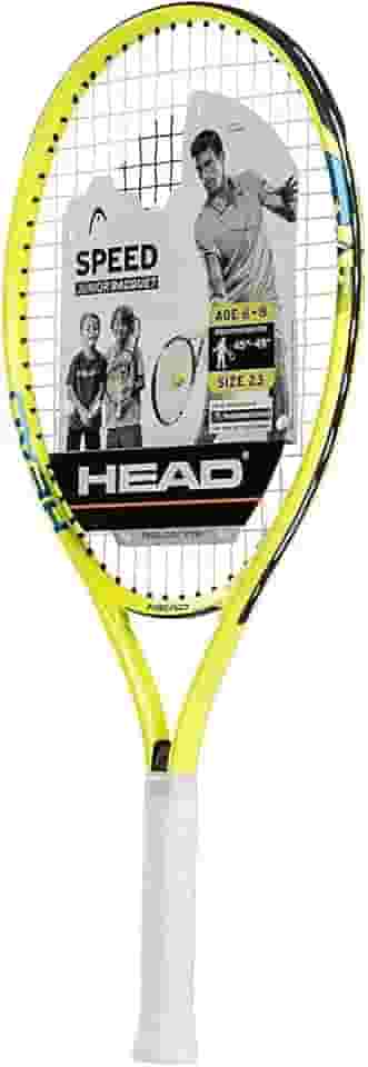 Raquete de tênis infantil HEAD Speed – Raquete de equilíbrio de luz para cabeça pré-amarrada para iniciantes