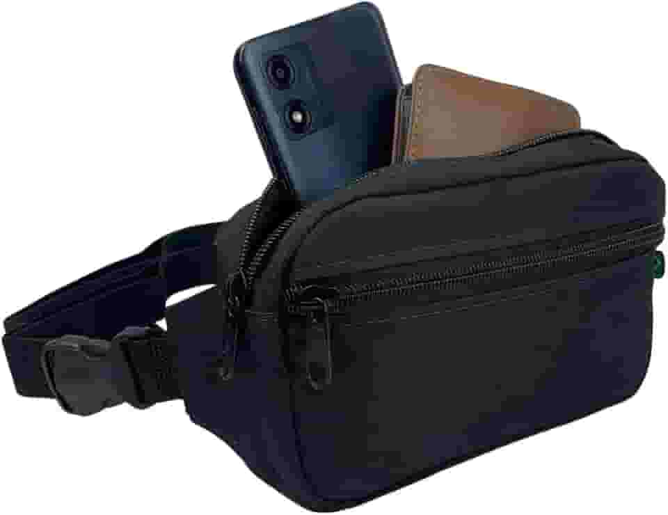 Pochete De Cintura Necessaire Mini Bolsa Alça Art 1 Preto ART MANIA