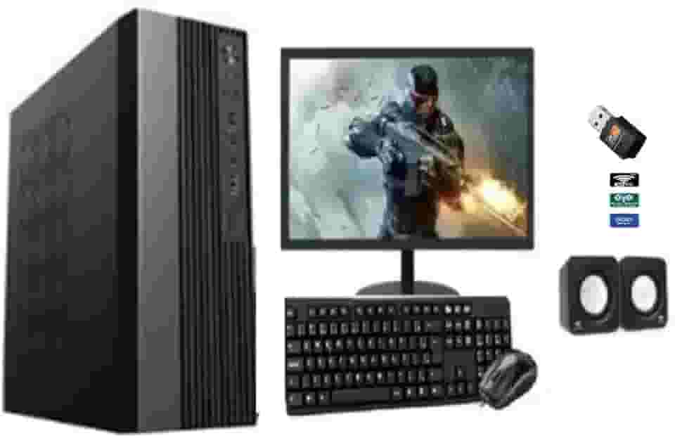 Mini Desktop Intel Core I7 16gb Ram Ssd 1tb+monitor 21"+teclado e mouse +WINDOWS 11, office 2024,BLUETOOH, WIFI