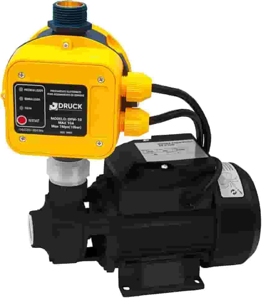 Pressurizador Bomba Periferica 1/2CV 110/220V Komeco Com Pressostato Bivolt Druck