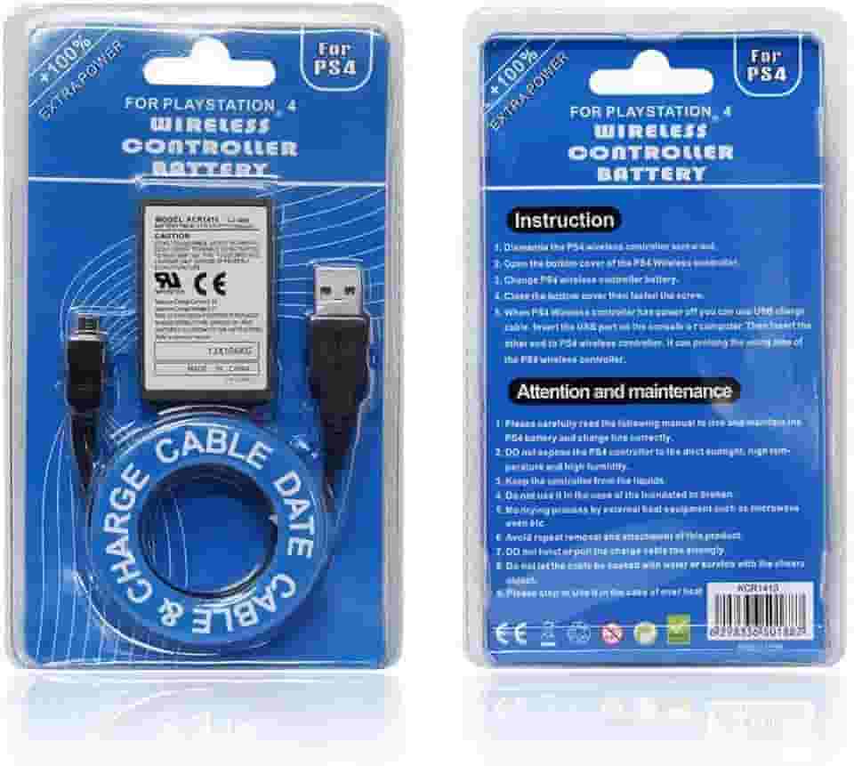Bateria 1800mah para Controle Wireless Dualshock de Playstation 4 Play4 Ps4 KCR-1410