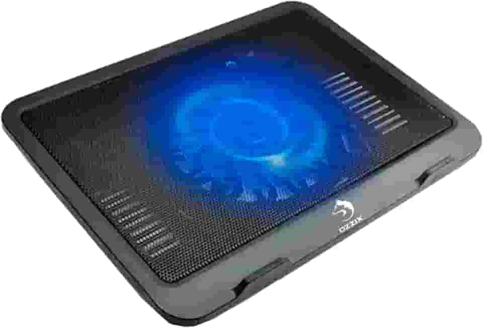 Suporte Notebook Cooler Led até 15,6" Base Com Ventilação Apoio Usb Adicional