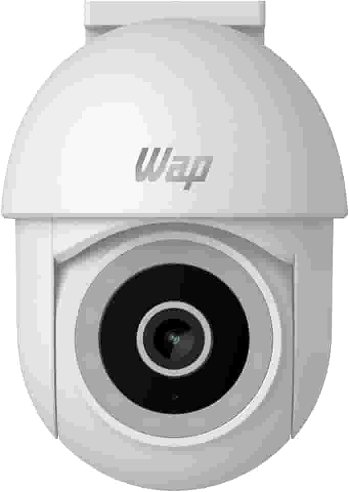 WAP Câmera de Segurança LENS 300, 360° Graus, Áudio Bidirecional com Cancelamento de Eco e À Prova D'Água, 5W 5V