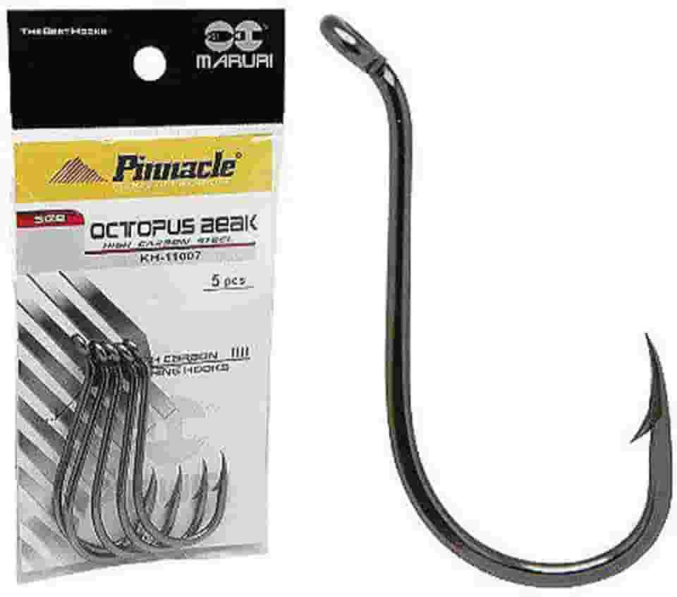 Maruri, Anzol Maruri Pinnacle Octopus Beak N10/0 5 Unidades Aço Carbono