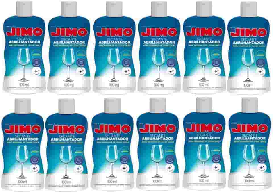 Kit 12 Un Secante Abrilhantador 100ml Para Lava-Louças