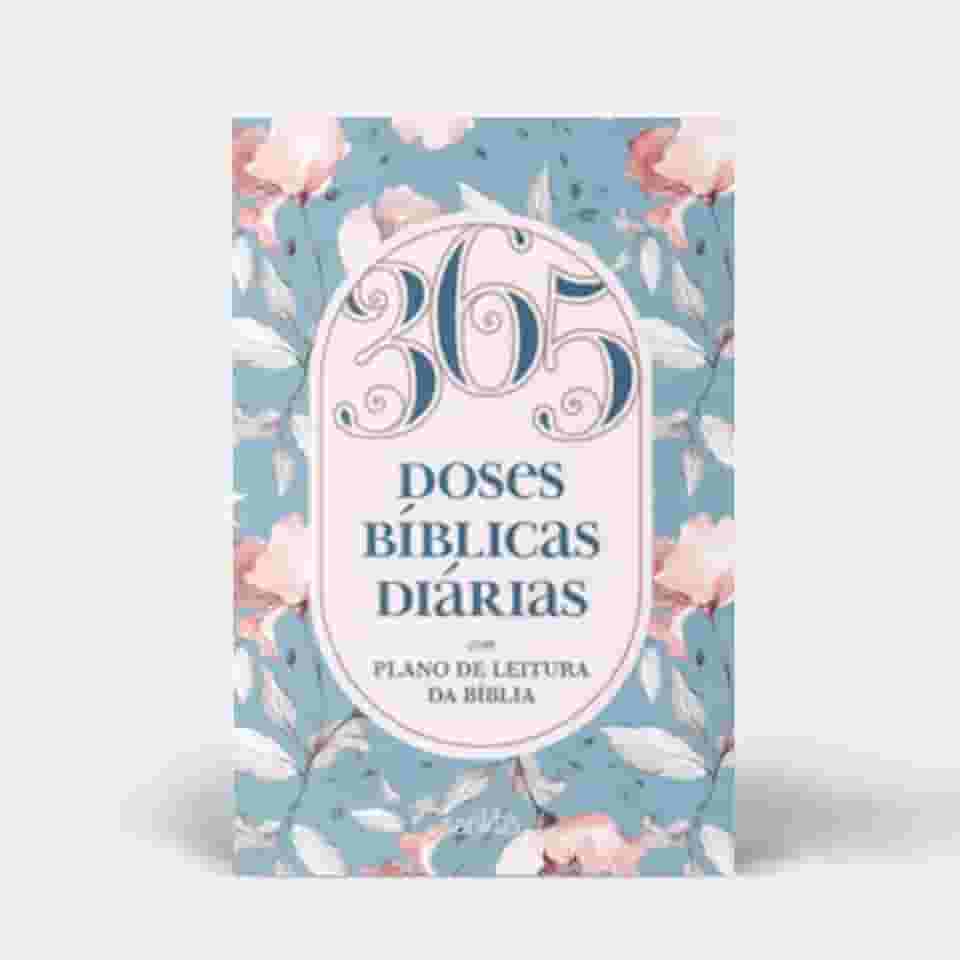 365 Doses Bíblicas Diárias Floral: Com plano de leitura da Bíblia