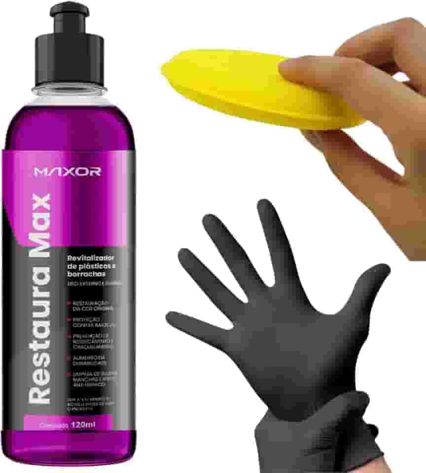 Revitalizador De Plasticos Restaura Max 120ml Maxor