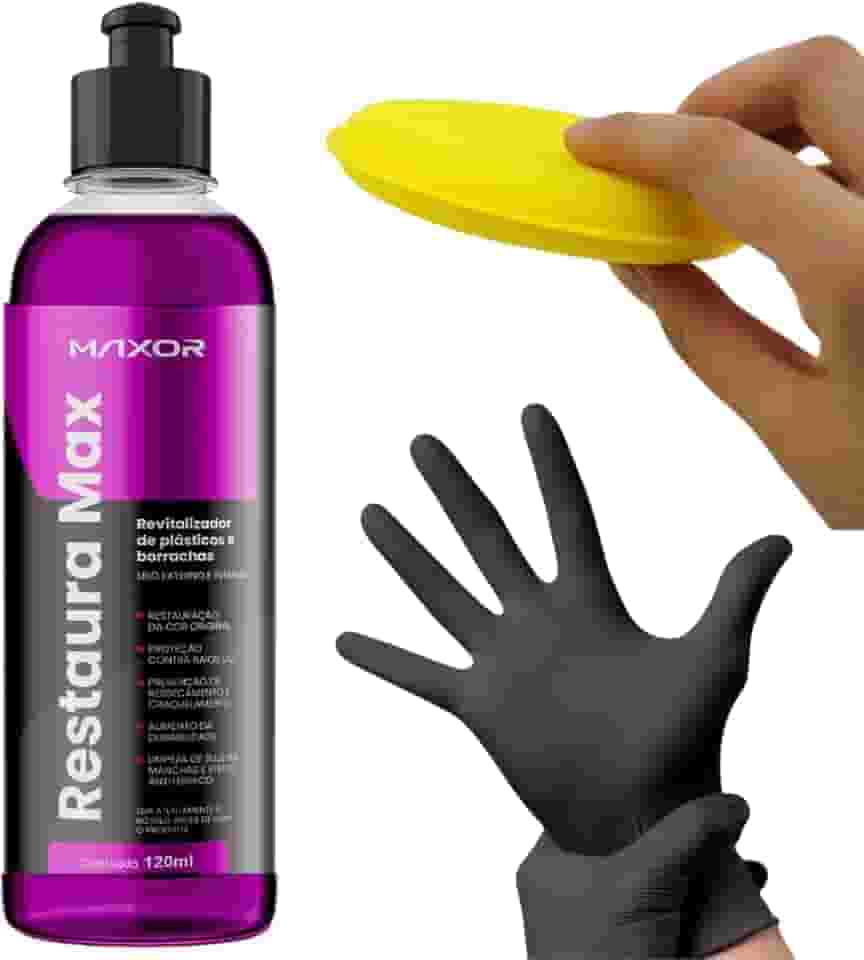 Revitalizador De Plasticos Restaura Max 120ml Maxor