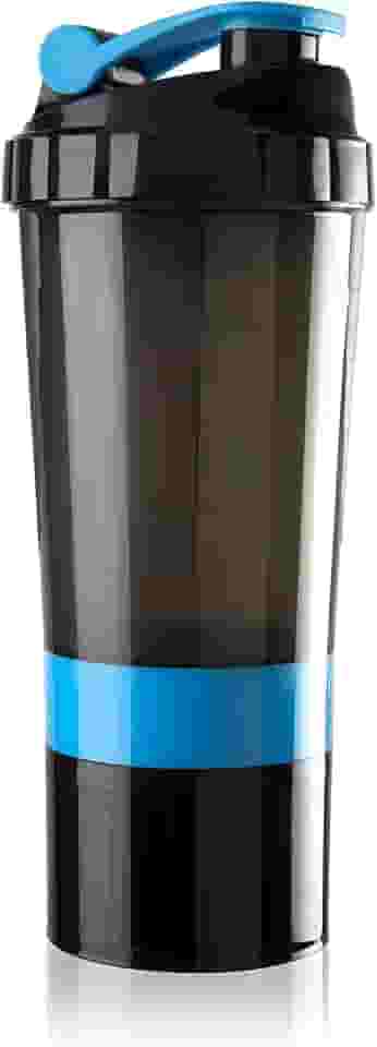 Coqueteleira Shake com Compartimentos Para Suplementos e Cápsulas 600ml – JustGoFit