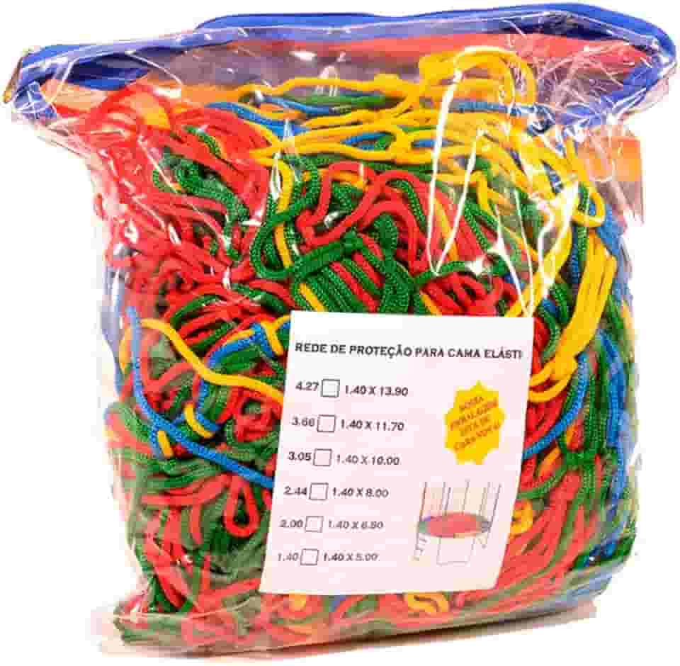 Rede de Proteção para Cama Elástica Pula Pula 2,44m 2,50m