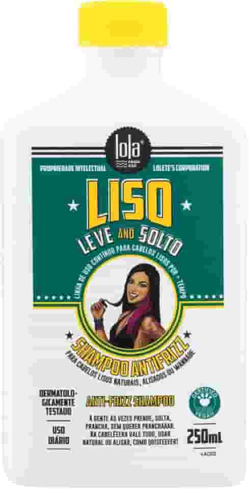 Liso Leve e Solto Shampoo 250ml , Lola Cosmetics