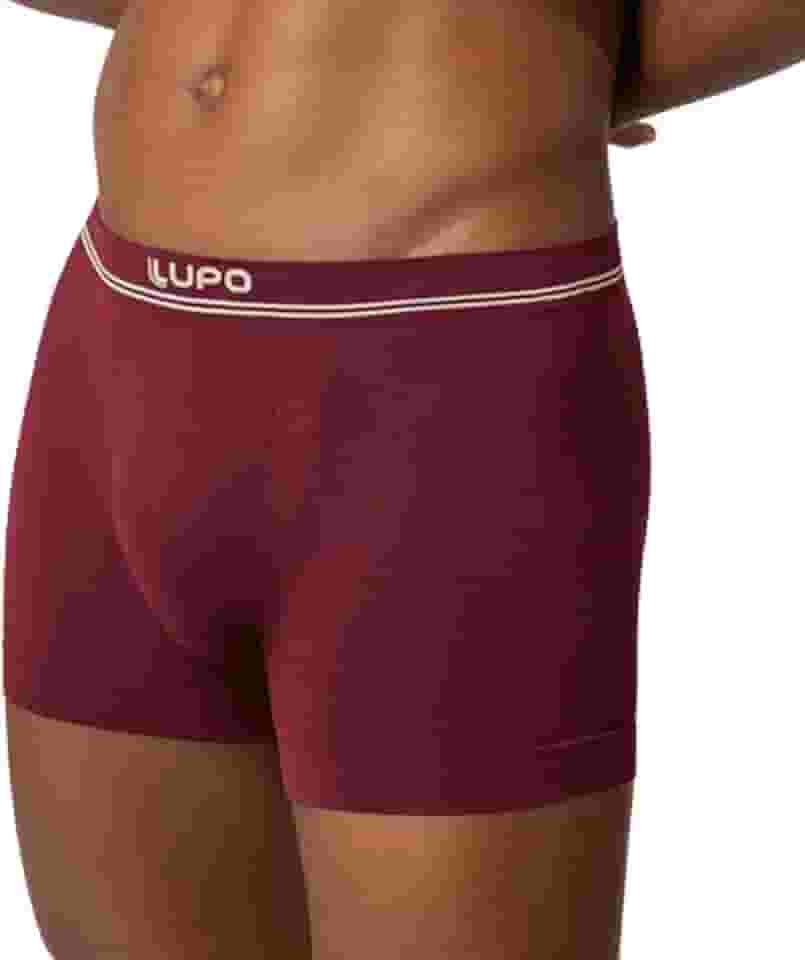 Cueca Boxer Lupo Sem Costura Microfibra Poliamida Masculina Original