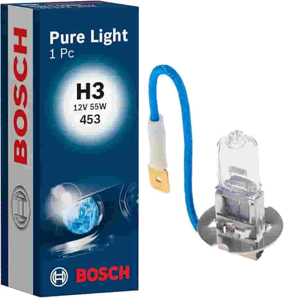 Bosch Lâmpada de Farol H3 Bosch Pure Light - 12V 55W Halógena