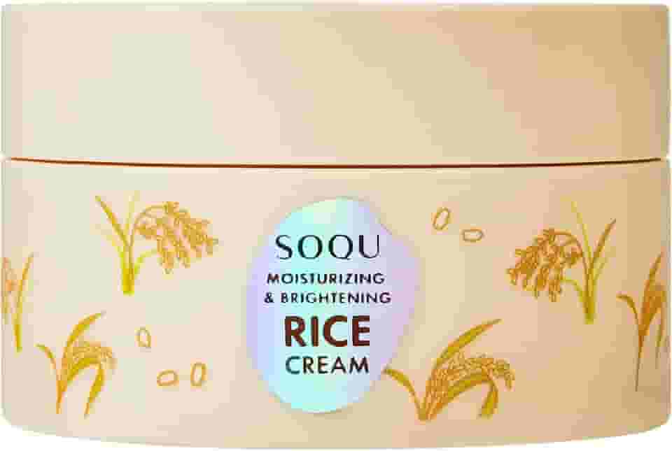 Creme de arroz hidratante e clareador – hidratação profunda, ilumina e uniformiza o tom da pele – 70 g – Feito na Coreia