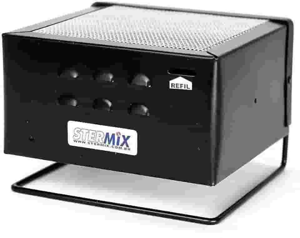 Esterilizador de Ar Stermix Purificador de Ar Adeus Mofo Acaros e Virus (Preto)