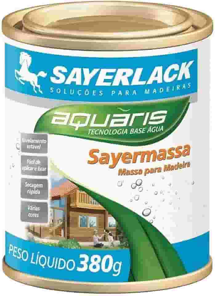 Massa Para Madeira Base Água Sayermassa 380g Sayerlack
