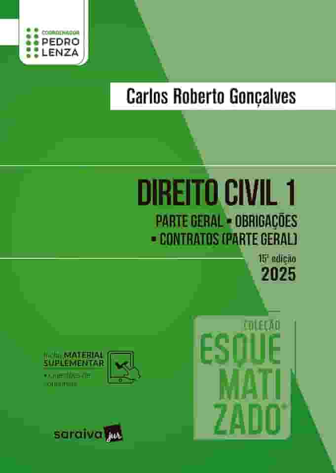 Direito Civil - Vol.1 - Coleção Esquematizado - 15ª Edição 2025