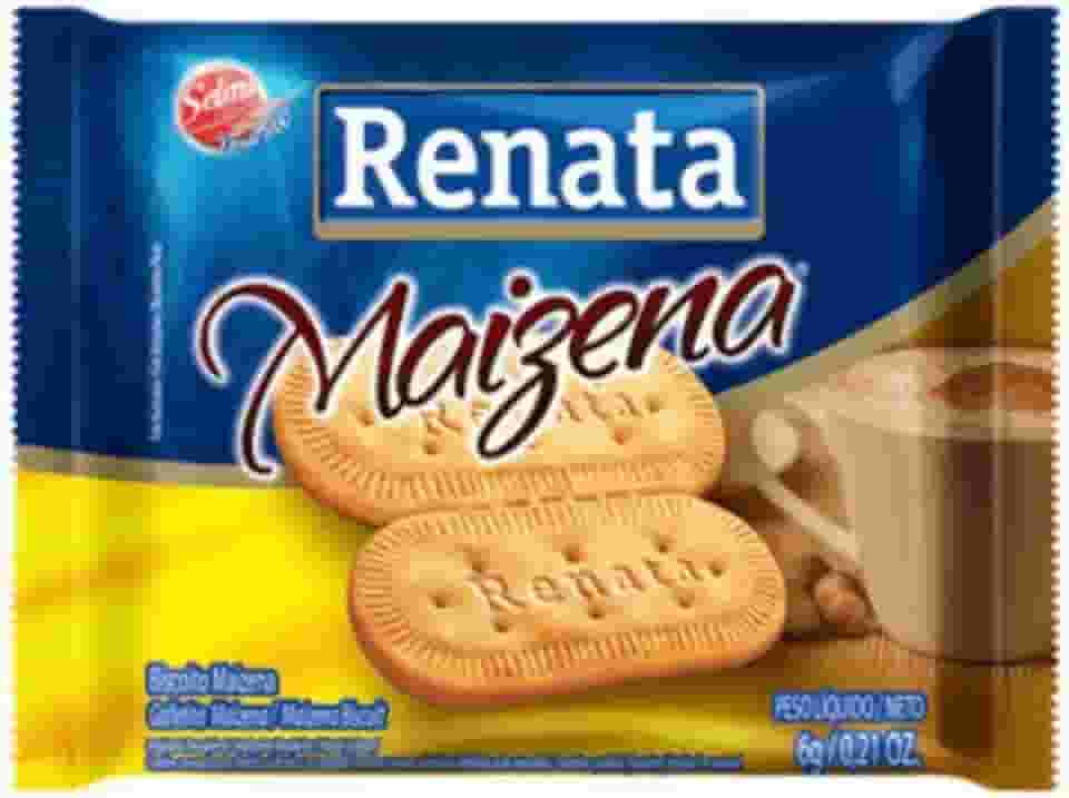 BISCOITO MAIZENA RENATA SACHÊ 6G CAIXA 180 UNIDADES