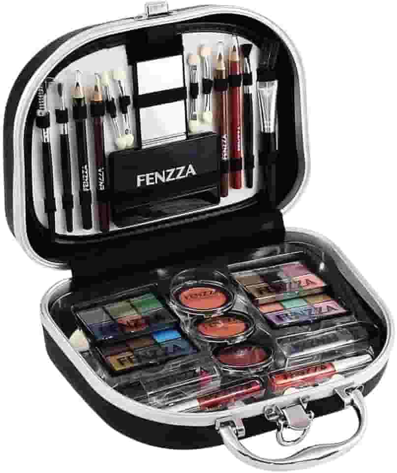 Maleta De Maquiagem Profissional FL60001 Preto, Fenzza