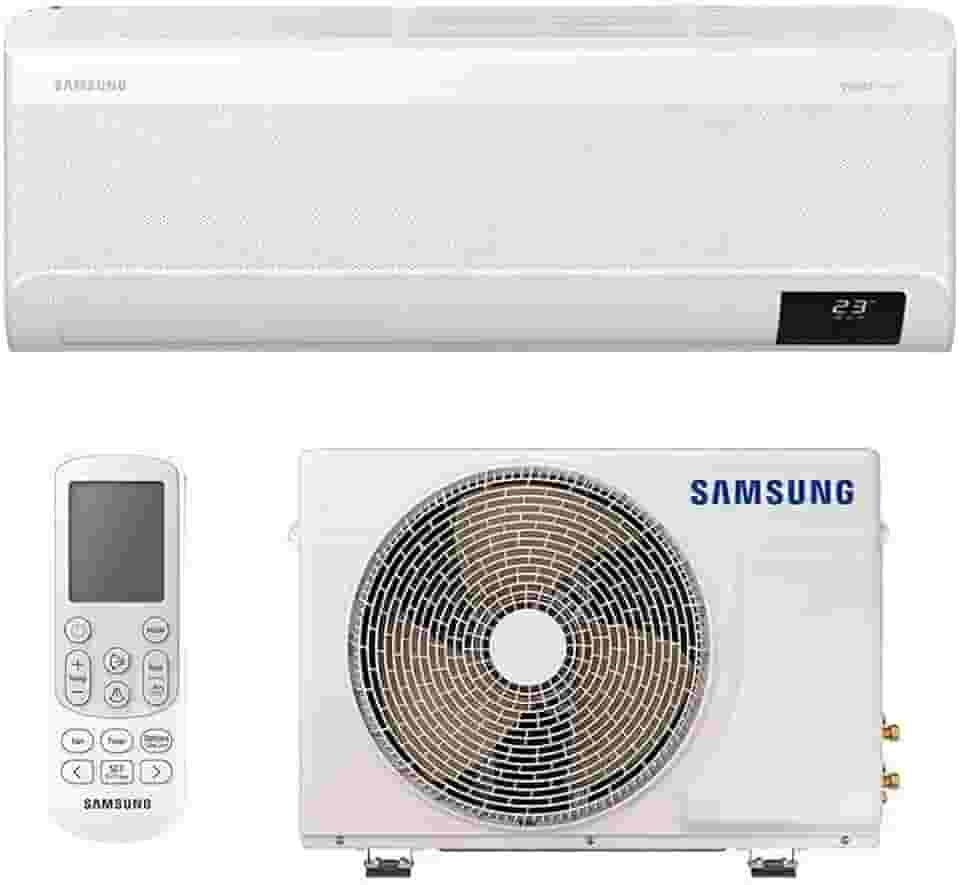 Ar-condicionado Split Inverter Samsung WindFree Connect Sem Vento 9.000 BTUS Frio 220V AR09CVFAMWKNAZ