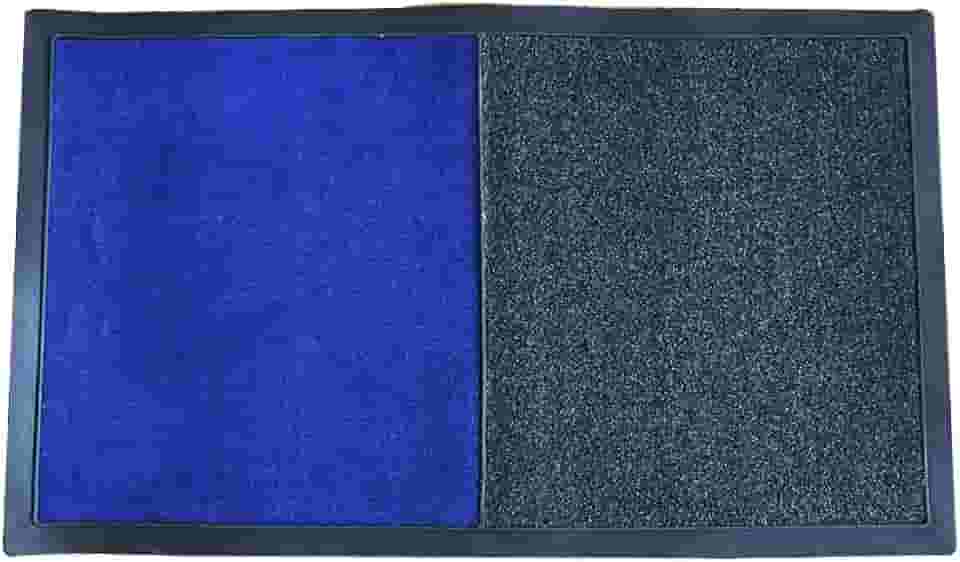 TAPETE EMBORRACHADO SANITIZANTE HIGIENIZADOR 50X85CM (Azul)