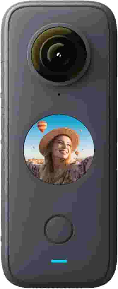 insta360 ONE X2 Câmera de ação à prova d'água 360 graus, 5,7K 360, estabilização, tela sensível ao toque, edição de IA, transmissão ao vivo, webcam, controle de voz