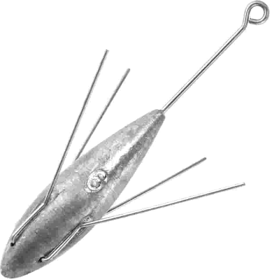 Dr.Fish Pacote Com 2 Iscas Sputnik Chumbada Aranha De Chumbo Para Pesca Surfe Peso Pirâmide Água Salgada Fundição Praia Marítima 3Oz