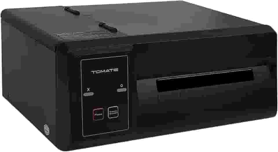 Impressora Térmica de Etiquetas 300mm/s 203 DPI Papel 50–110mm Conexão USB para Logística, Escritório e E-Commerce – Preto