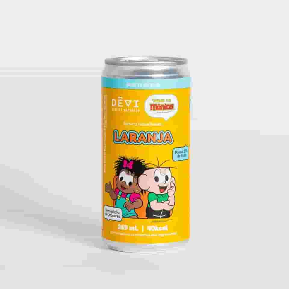 Refr Natural Turma da Mônica - Laranja DÊVI 269ml