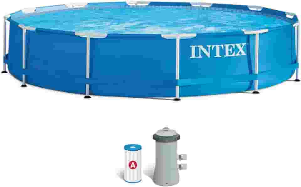 Piscina Armação De Metal Galvanizado 6503 L (bomba Filtro 220v E Dvd) Intex
